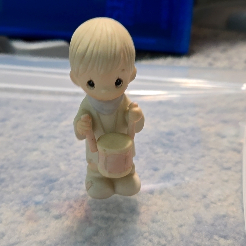 Precious Moments little drummer figurine